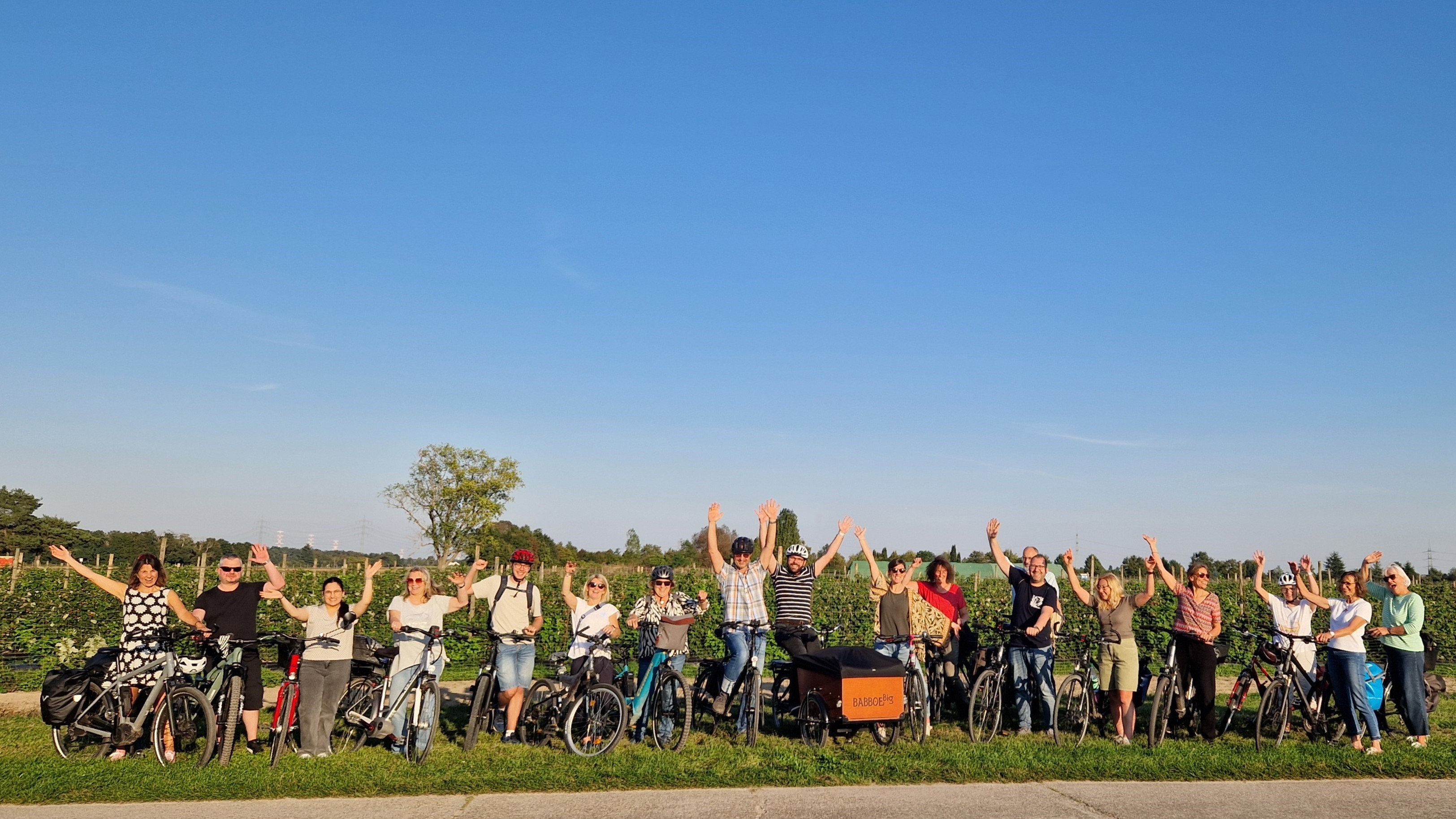 Fahrradtour mit Kolleginnen und Kollegen der LBS